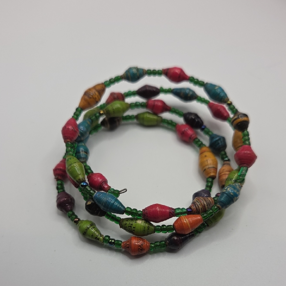 Vintage Multicolor Beaded Bracelet